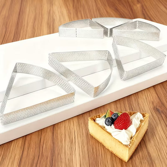 Bakewareind Perforated Triangle Tart Ring, 7 inch