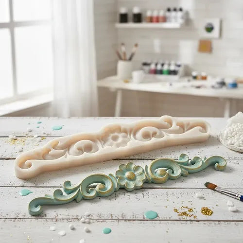 Bakewareind Flower Lace Motif Silicone Mould