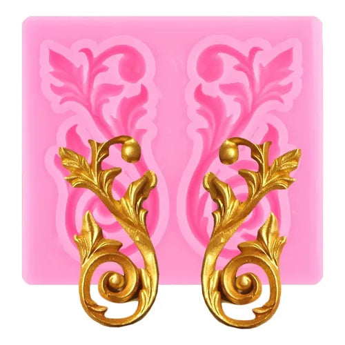 Bakewareindia Baroque Border Lace Silicone Mould