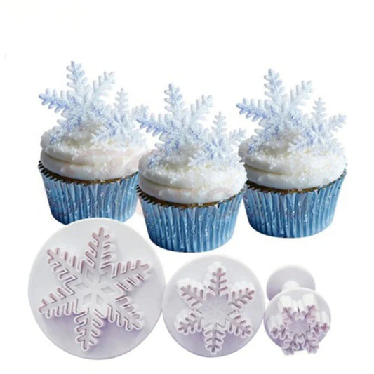 Bakewareind Snowflake plunger,3pc