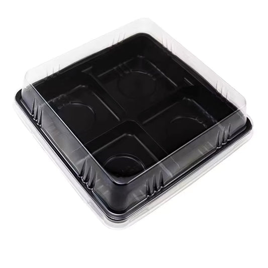Bakewareind 4 Compartment Chocolate / Pastry Box ,5pcs
