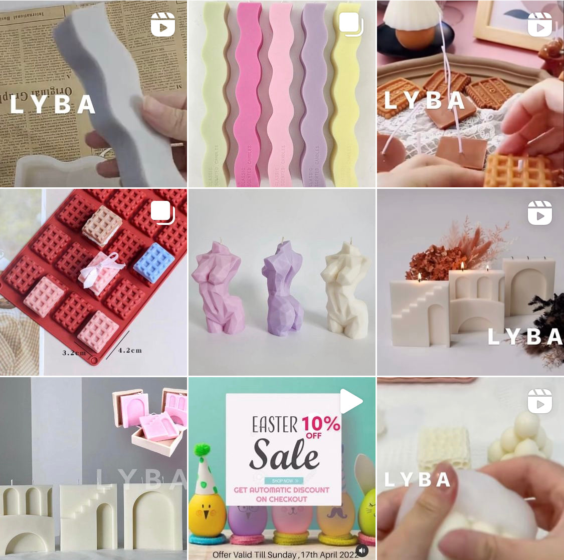 LYBAMOULDS INSTAGRAM LYBA CANDLE MOULDS