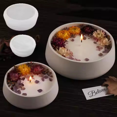 Lyba Moulds Bowl Jar Resin Concrete Silicone Mould (Select Size)