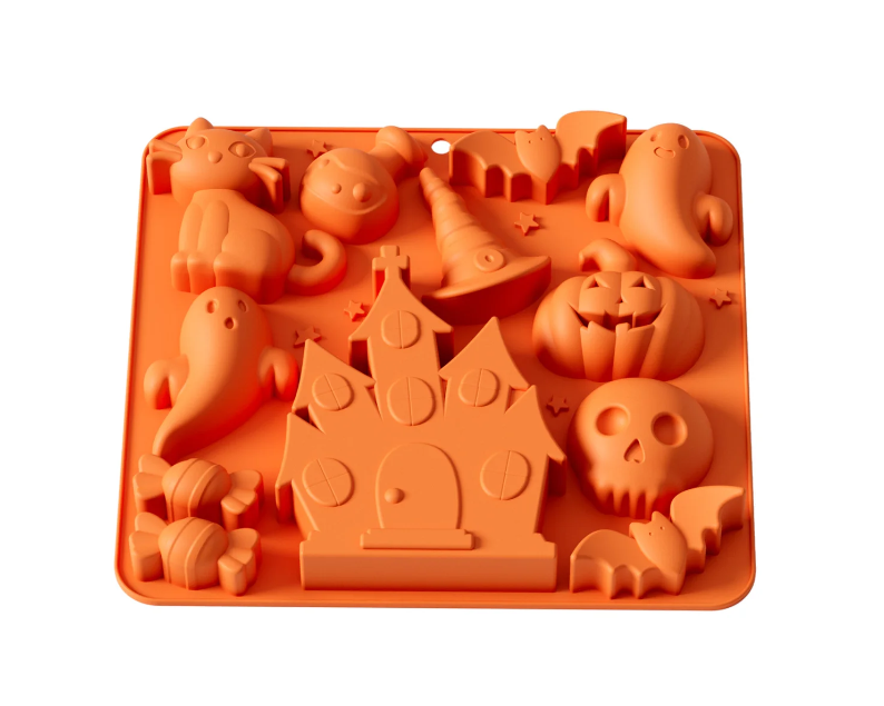 Bakewareind Halloween Character Castle Silicone Choocolate Candle Mould