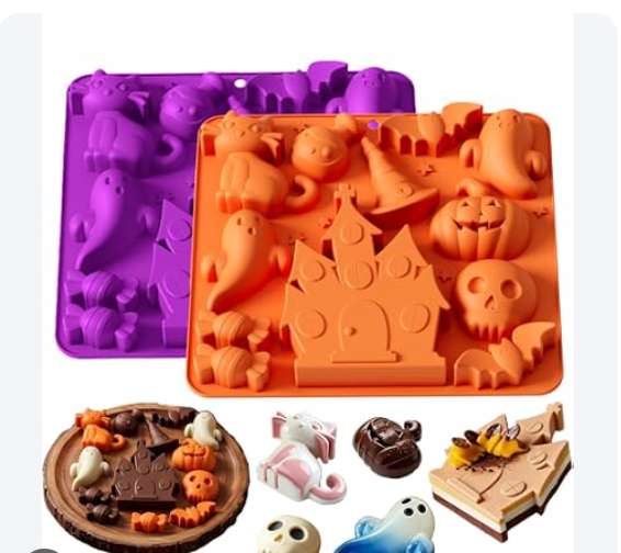 Bakewareind Halloween Character Castle Silicone Choocolate Candle Mould