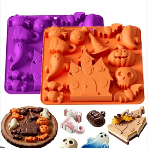 Bakewareind Halloween Character Castle Silicone Choocolate Candle Mould