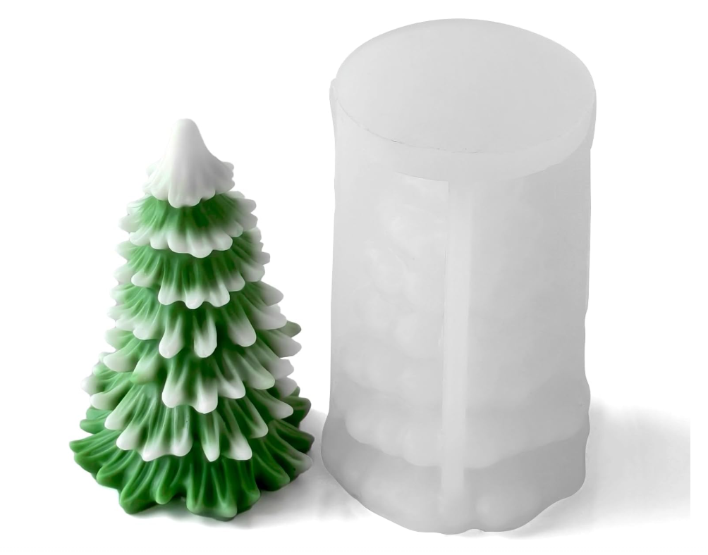 Lyba Moulds Christmas Pine Needle Tree Silicone Mould