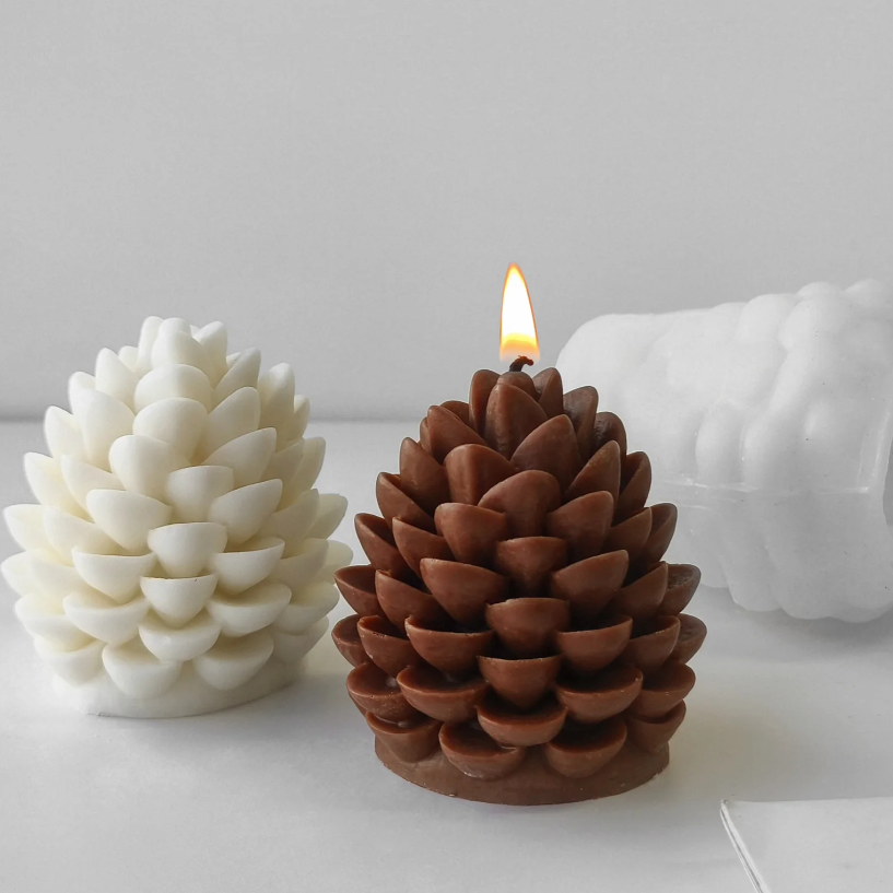 Lyba Moulds 3D Pine Cone Candle Silicone Mould