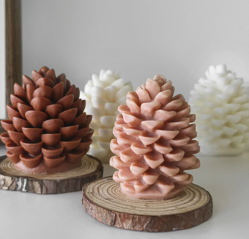 Lyba Moulds 3D Pine Cone Candle Silicone Mould