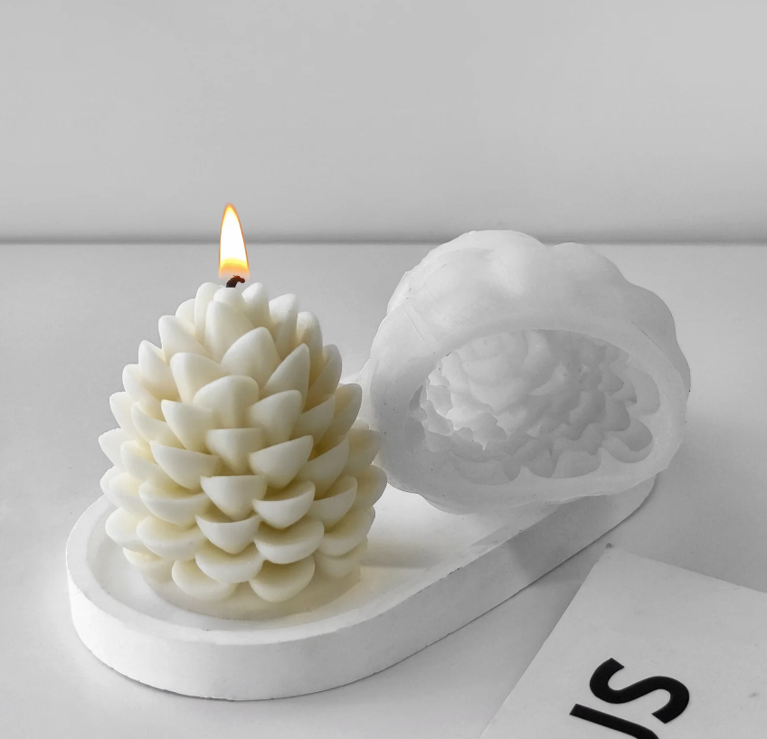 Lyba Moulds 3D Pine Cone Candle Silicone Mould