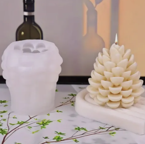 Lyba Moulds 3D Pine Cone Candle Silicone Mould