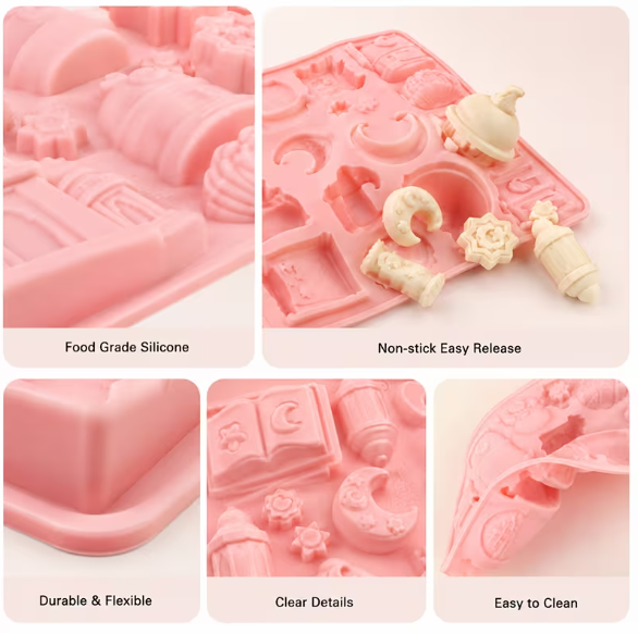 Bakewareind Arabian Nights Islamic Palace  Chocolate Fondant Silicone Mould