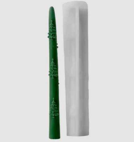 Lyba moulds Christmas Tree Taper Pillar Candle Mould