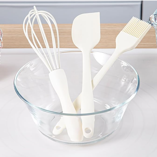 Bakewareind Silicone Pastry Brush Baking Brush, Whisk & Spatulas Cake tool-3pcs Set