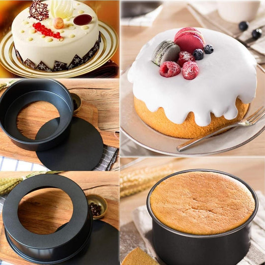 Bakewareind Nonstick Round Cake Pan Mould Removable Bottom