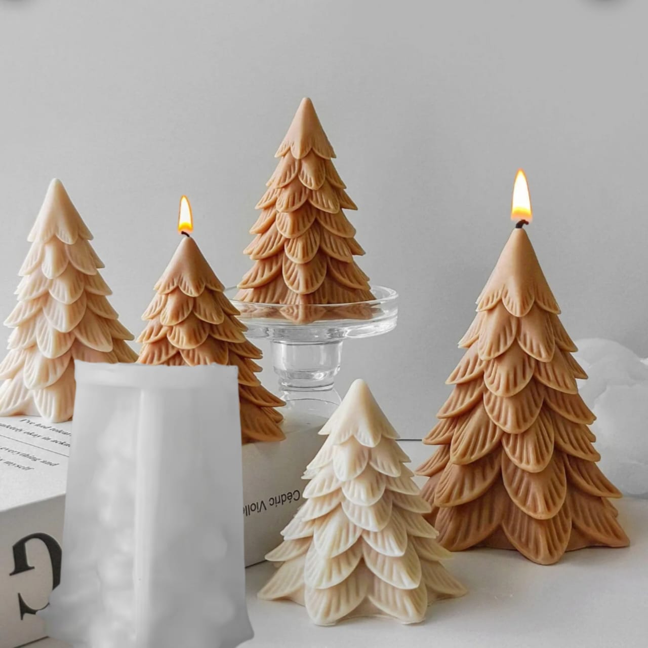 Lyba Moulds Christmas Tree Chocolate Candle Silicone Mould