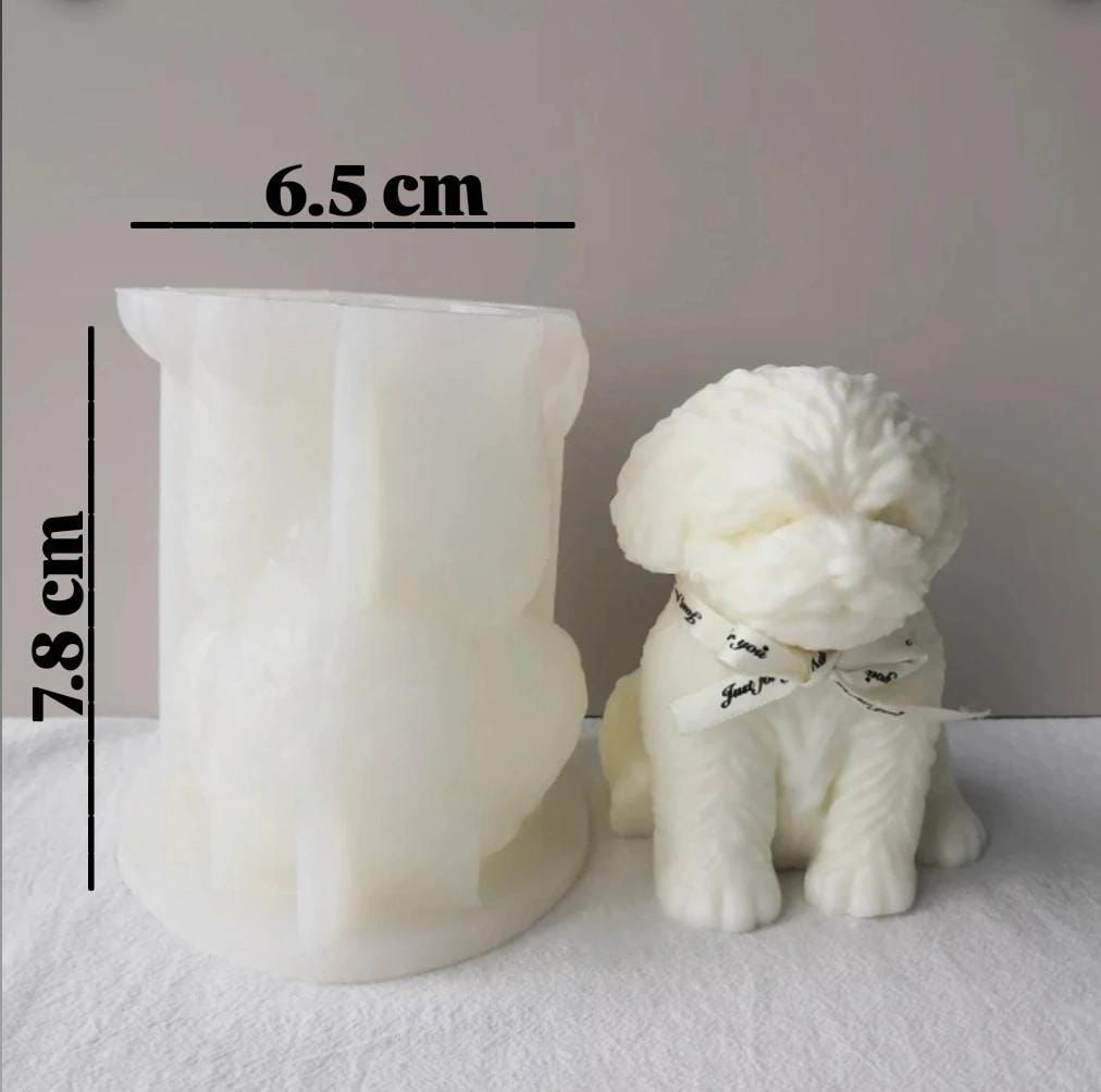 Lyba Moulds 3D Dog Chocolate Candle Silicone Mould