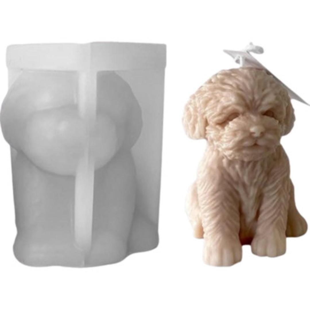 Lyba Moulds 3D Dog Chocolate Candle Silicone Mould