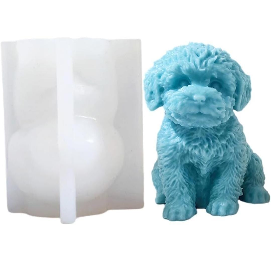 Lyba Moulds 3D Dog Chocolate Candle Silicone Mould