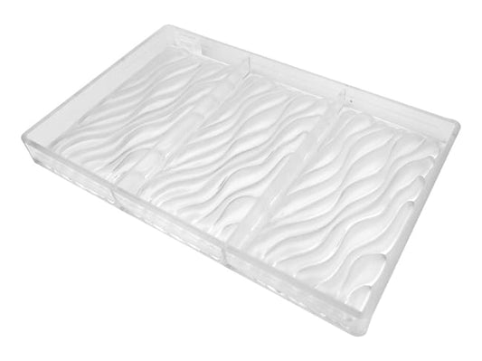 Bakewareind Water Fluid Bar Polycarbonate Chocolate Mould, 3 Cavity