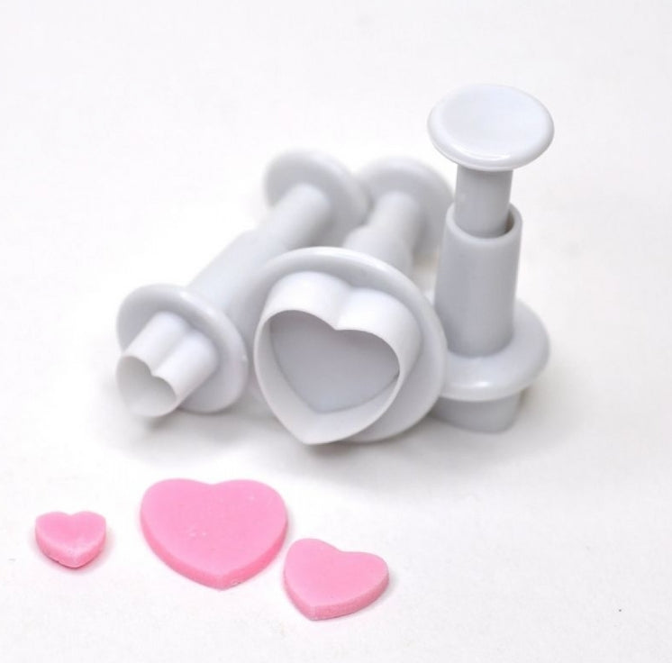 Bakewareind Heart plunger 3pcs set