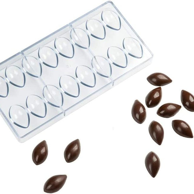 Bakewareind Quenelle Polycarbonate Chocolate Mould, 16 Cavity
