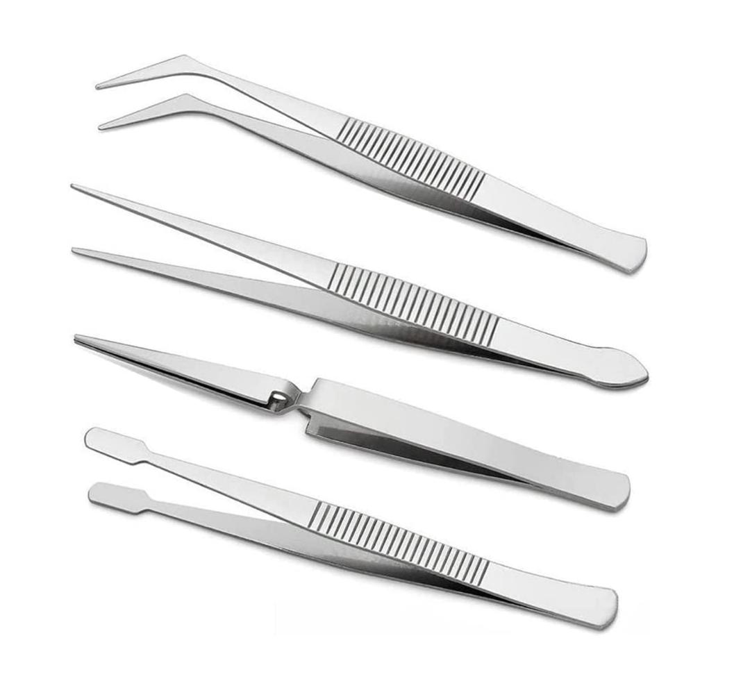 Bakewareind 4 Piece Stainless Steel Tweezers Set Baking Tool And Accessories