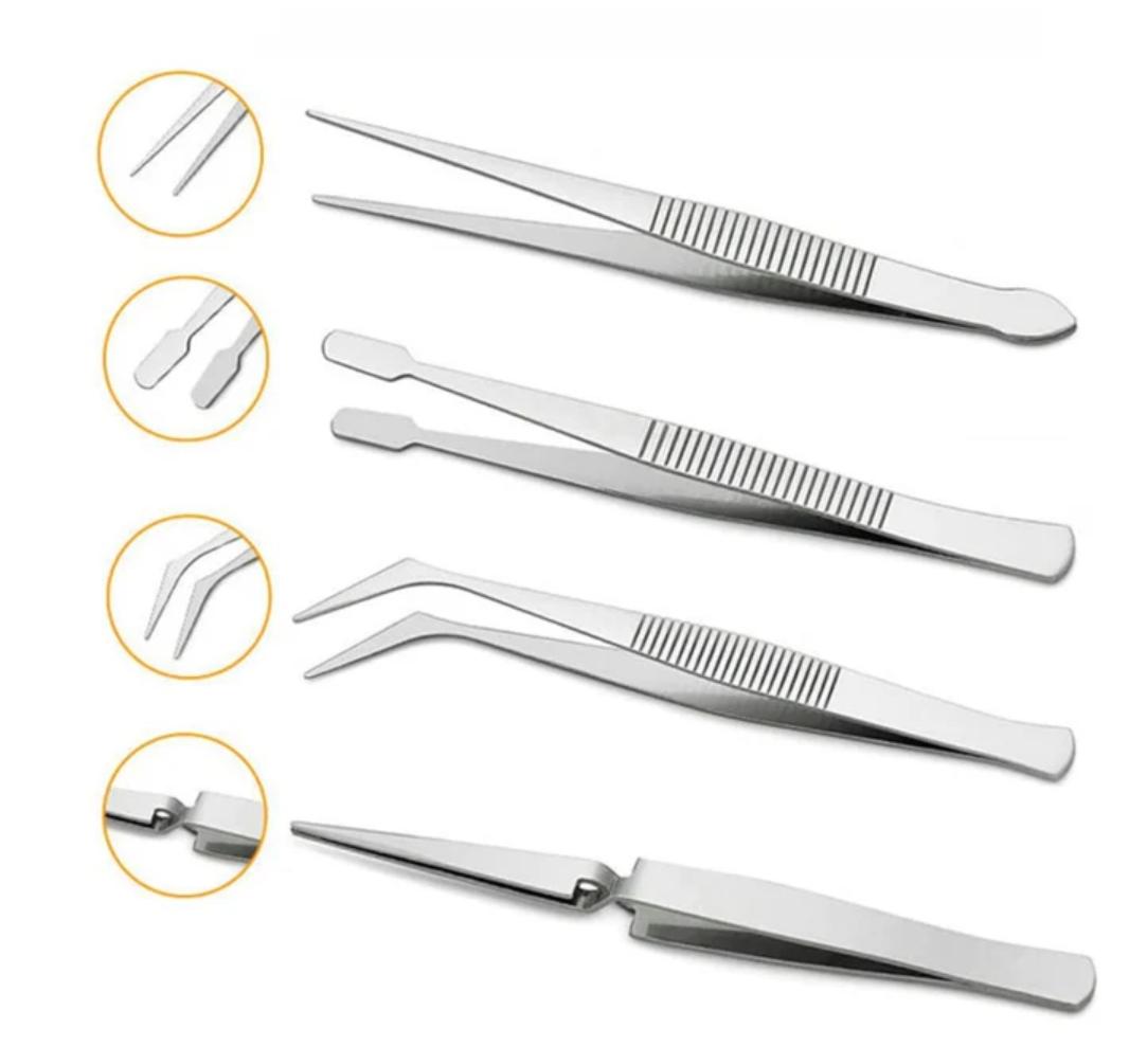 Bakewareind 4 Piece Stainless Steel Tweezers Set Baking Tool And Accessories