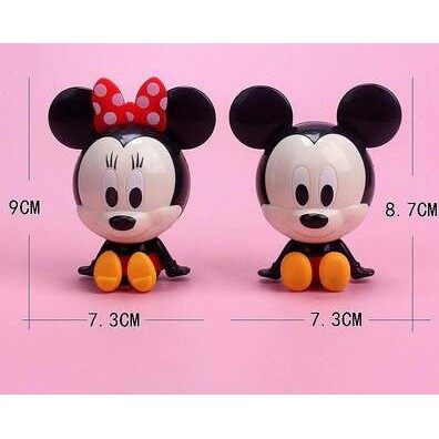 Bakewareind Mickey and Minnie Mouse Toy Cake Topper, 2 pcs