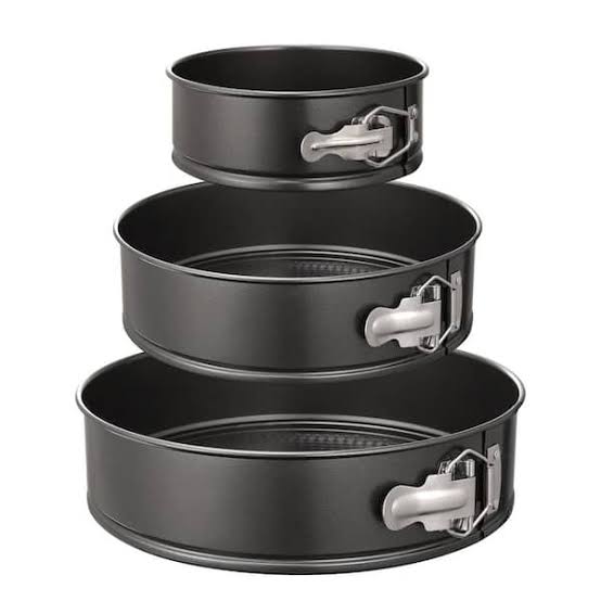 Bakewareind Non-Stick Springform Cake Pan, 3pcs Set