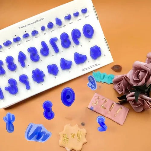 Bakewareind Numerals & Special Characters Cutter Set