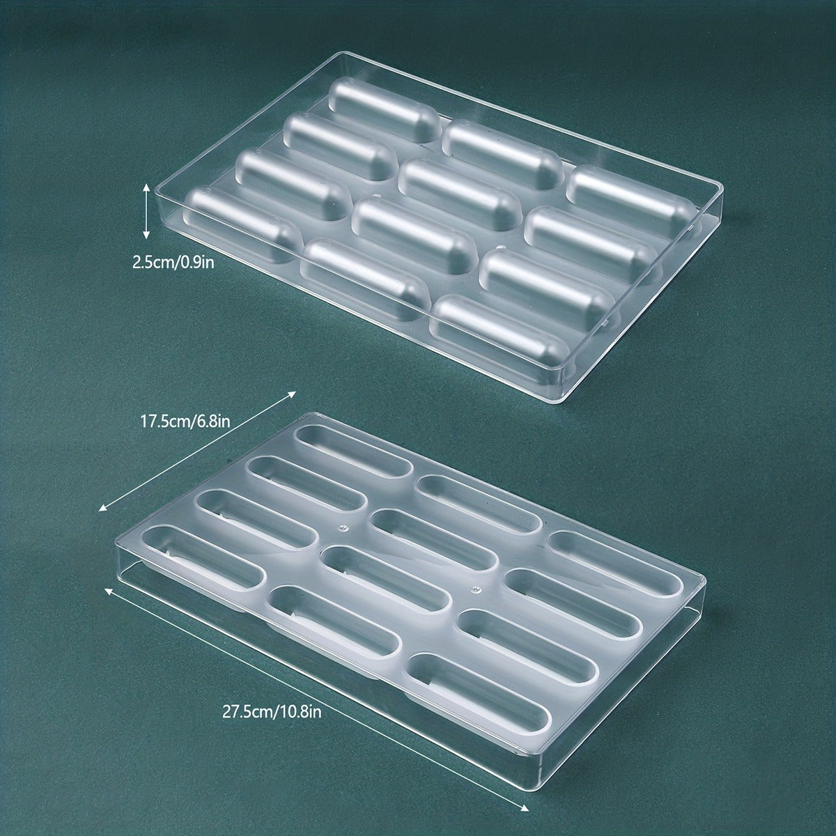 Bakewareind Stick Chocolate polycarbonate Mould, 12 Cavity
