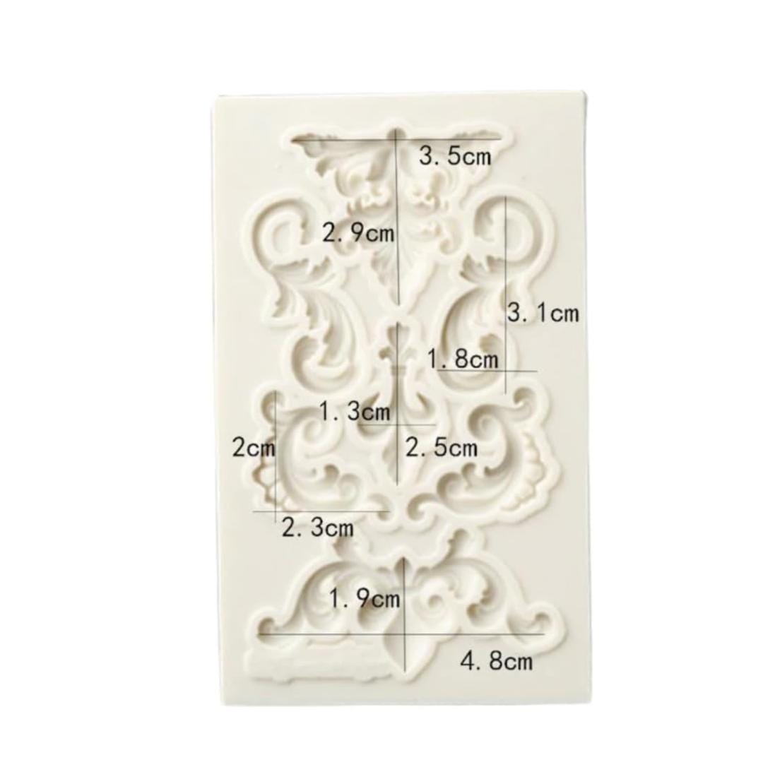 Bakewareind Baroque Relief Fondant Silicone Mould