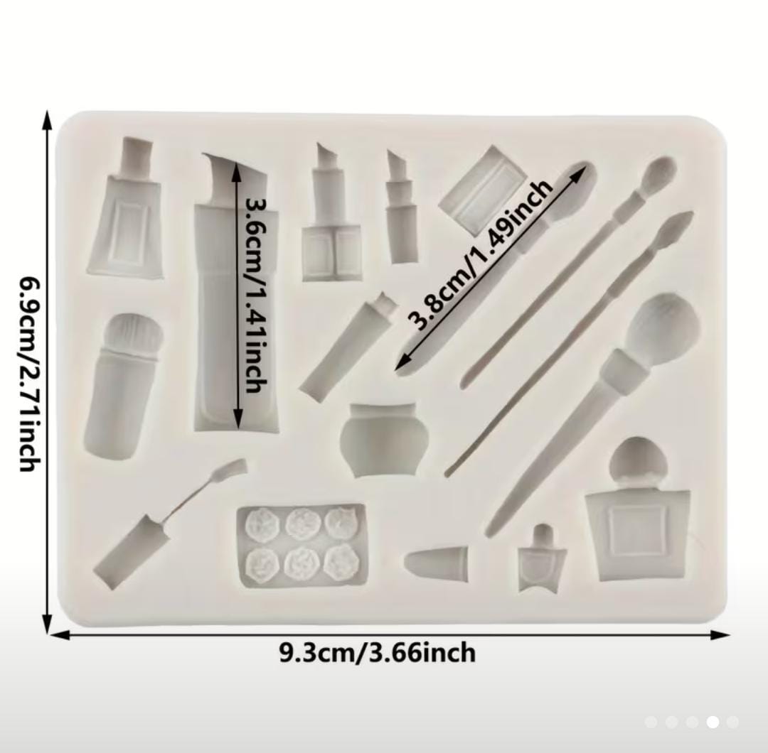 Bakewareind Makeup Lipsticks, Brushes, Perfume & Compacts Fondant Silicone Mould