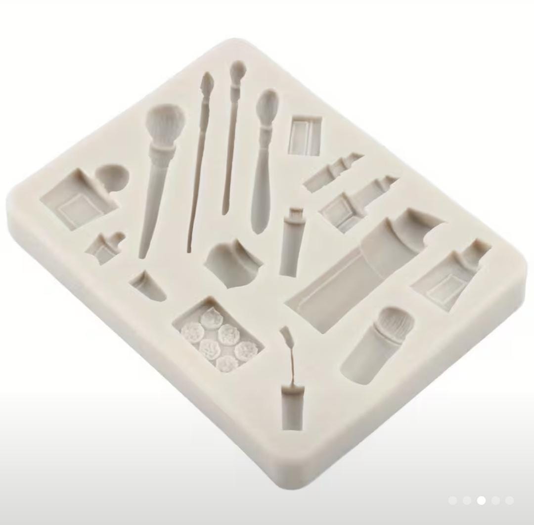 Bakewareind Makeup Lipsticks, Brushes, Perfume & Compacts Fondant Silicone Mould