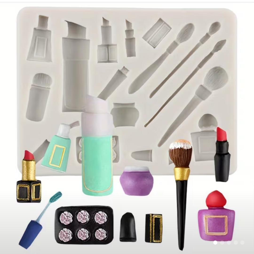Bakewareind Makeup Lipsticks, Brushes, Perfume & Compacts Fondant Silicone Mould