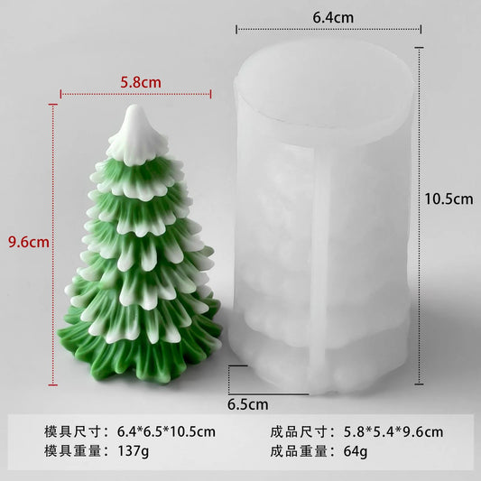 Lyba Moulds Christmas Pine Needle Tree Silicone Mould