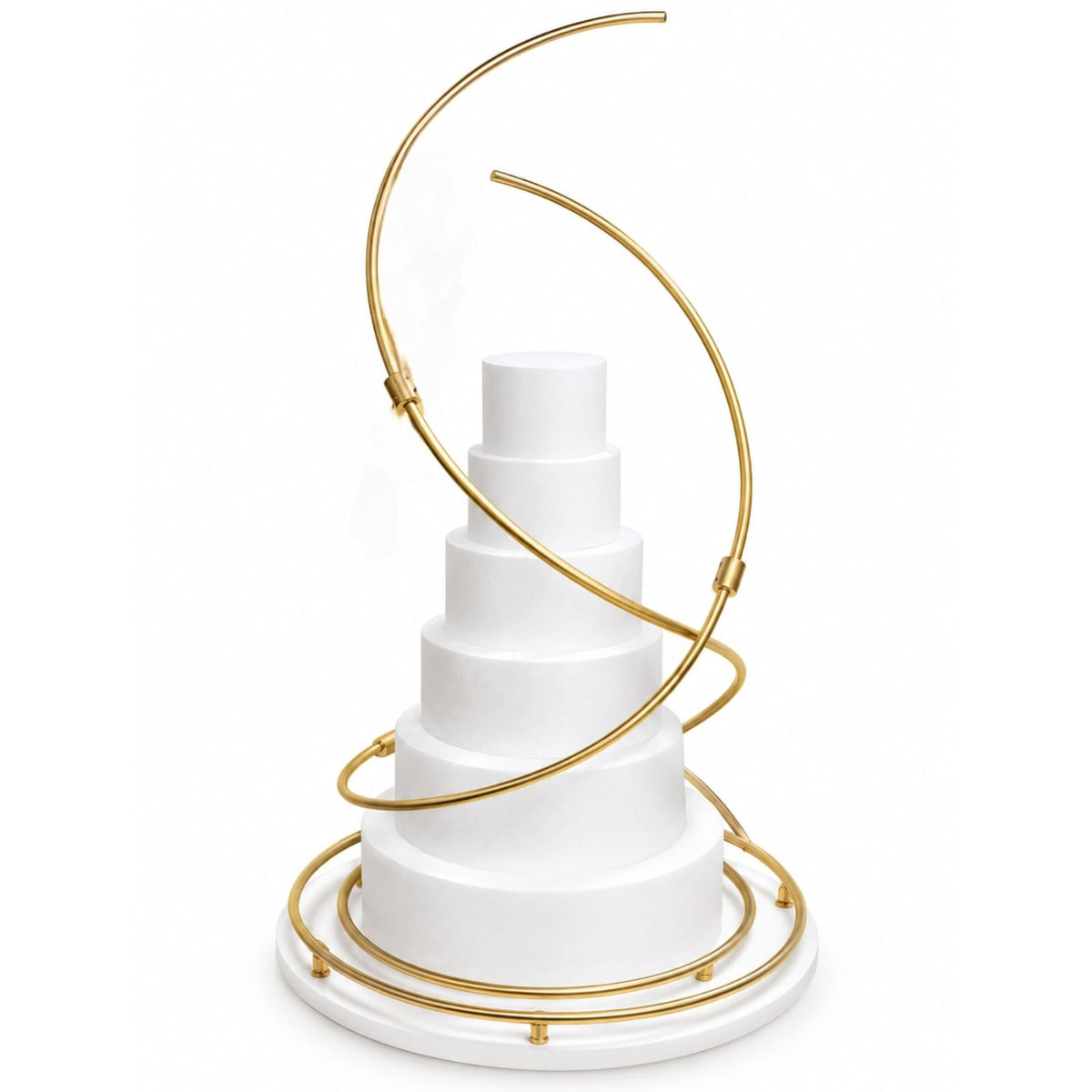 Bakewareind Dual Revolving Cake Stand, Decoration Sticks (2 nos) & Adapter