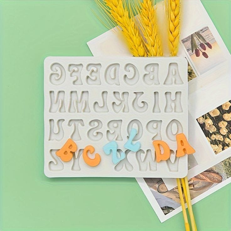 Bakewareind Alphabet Fondant Cake Silicone Mould