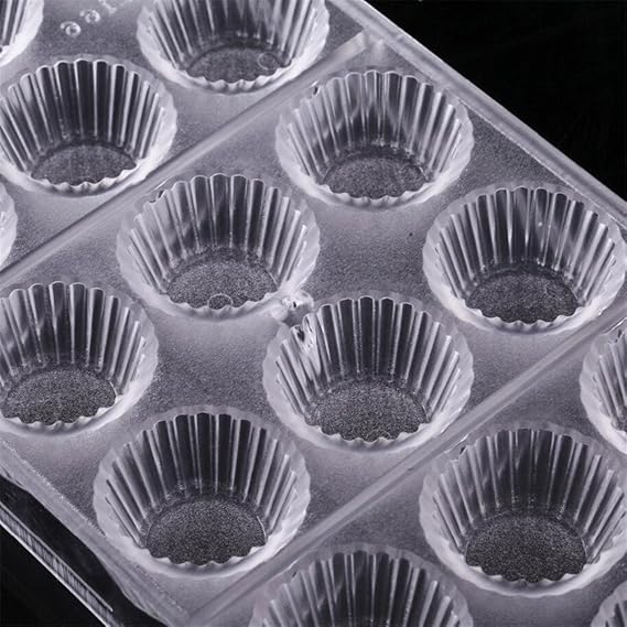 Bakewareind Muffin Tart Design Polycarbonate Chocolate Mould