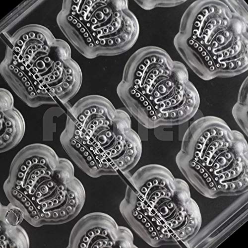 Bakewareind Crown Shape Polycarbonate Chocolate Mould