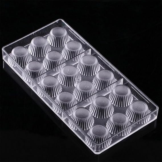 Bakewareind Muffin Tart Design Polycarbonate Chocolate Mould