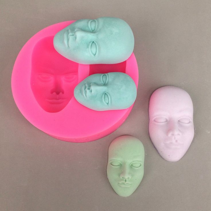 Bakewareind 2 in 1 Human Face Silicone Faces