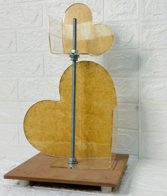 Bakewareind 2 & 4 Tier Cake Stand Heart Shape - Bakeware India