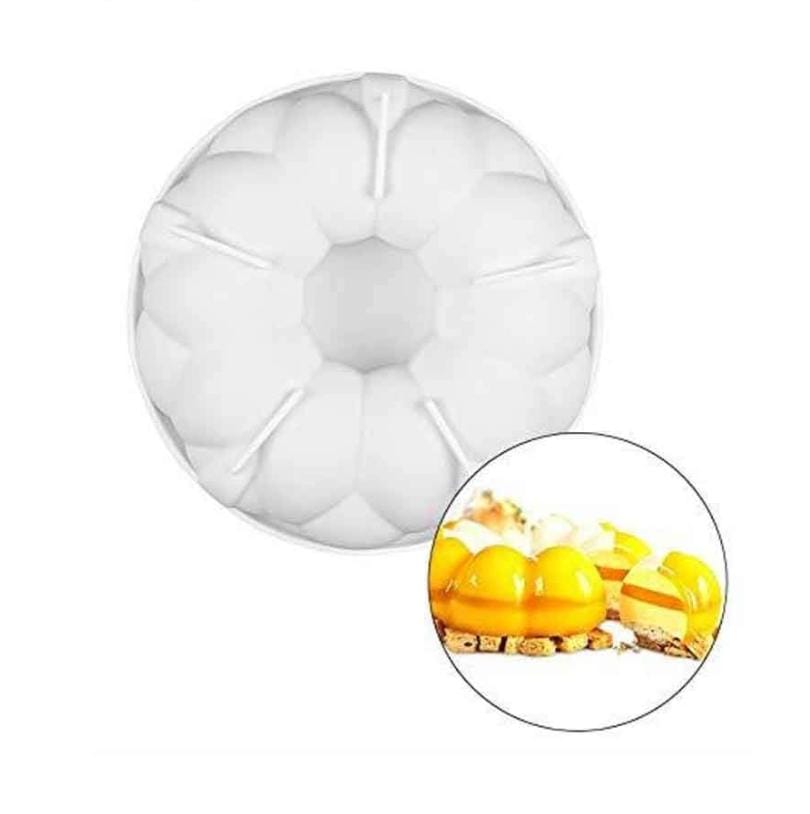 Bakewareind 3D Chiffon Entremet Cake Silicone Mould - Bakeware India