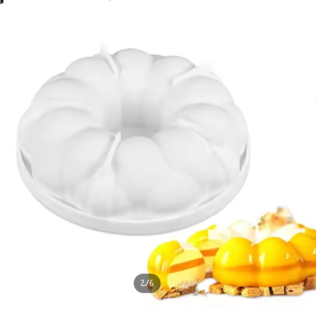 Bakewareind 3D Chiffon Entremet Cake Silicone Mould - Bakeware India