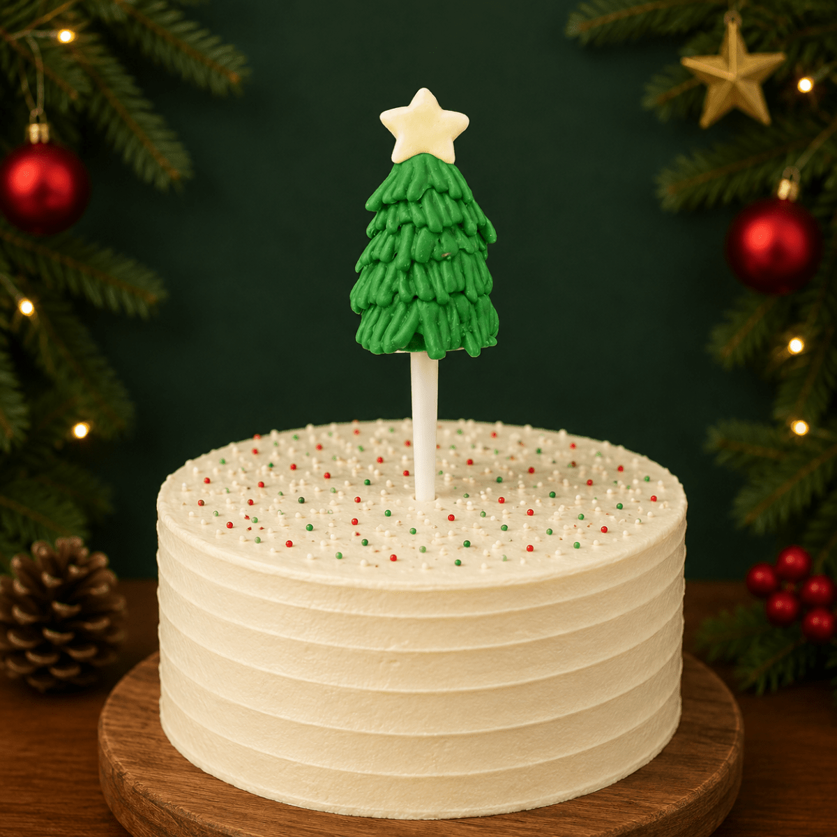 Bakewareind 3D Christmas Tree Cake Decoration Cake Topper (select design) - Bakeware India