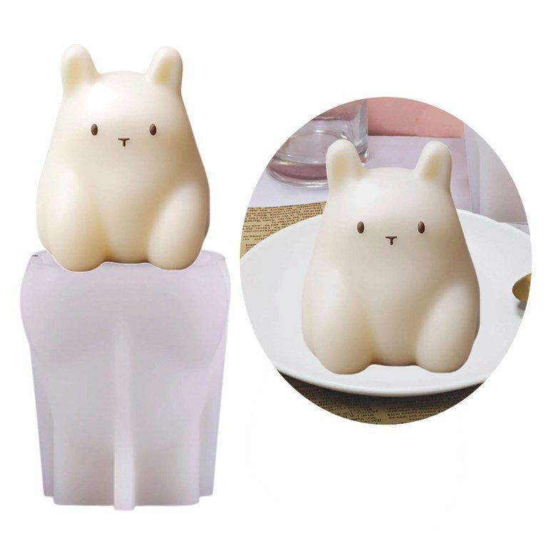 Bakewareind 3D Cute Rabbit Animal Jelly Pudding Silicone Fondant Mousse Cake Mould - Bakeware India