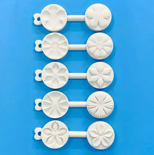 Bakewareind 3D Flower Double sided petal Veiner Cake Fondant Silicone Mould - Bakeware India