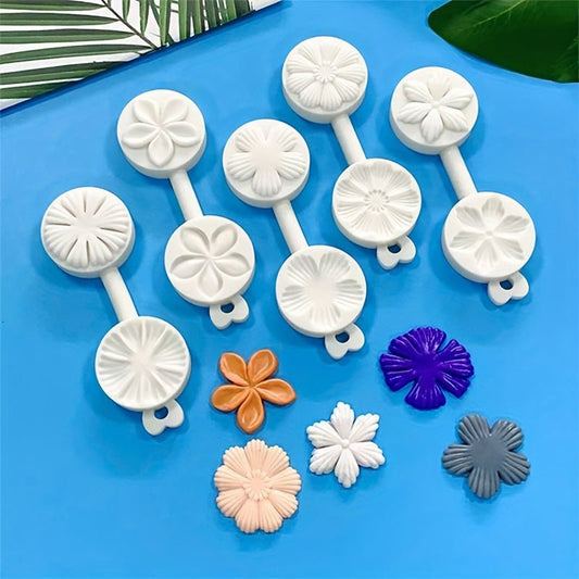 Bakewareind 3D Flower Double sided petal Veiner Cake Fondant Silicone Mould - Bakeware India